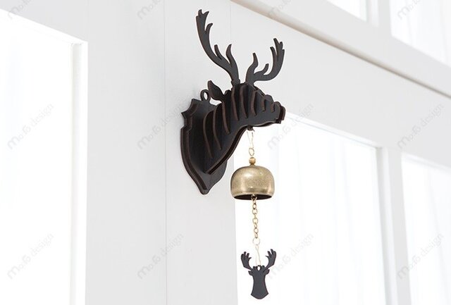 【ドアベル】HUNTING TROPHY ブラックの画像1枚目