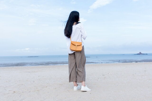 切線派】バージョンアップ 本革 ショルダーバッグ クラシックサドル