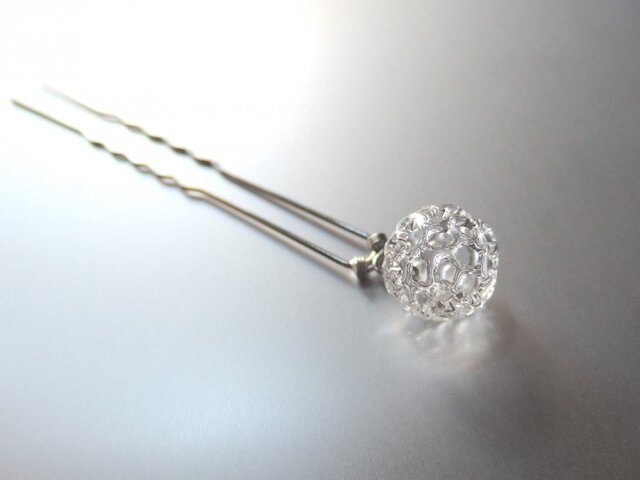 Dentelle sphere Hairpin かんざしの画像1枚目