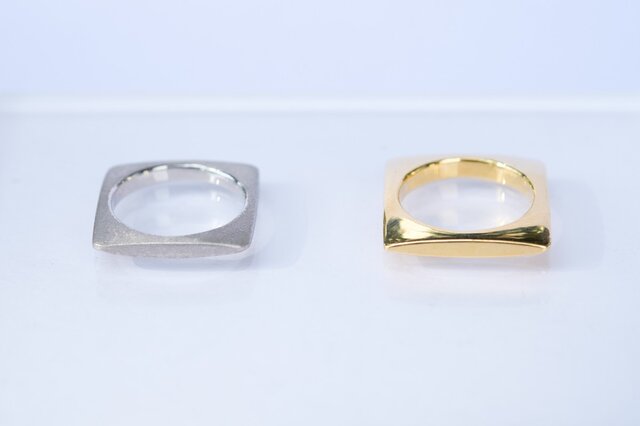 SQUARE Ring(GOLD)の画像1枚目