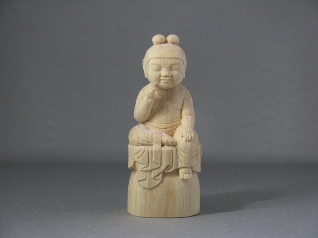 稚児仏像 弥勒菩薩の画像1枚目