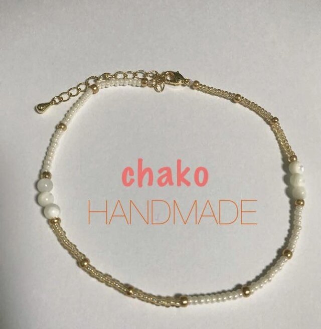 ハンドメイド ミサンガ アンクレットの画像1枚目