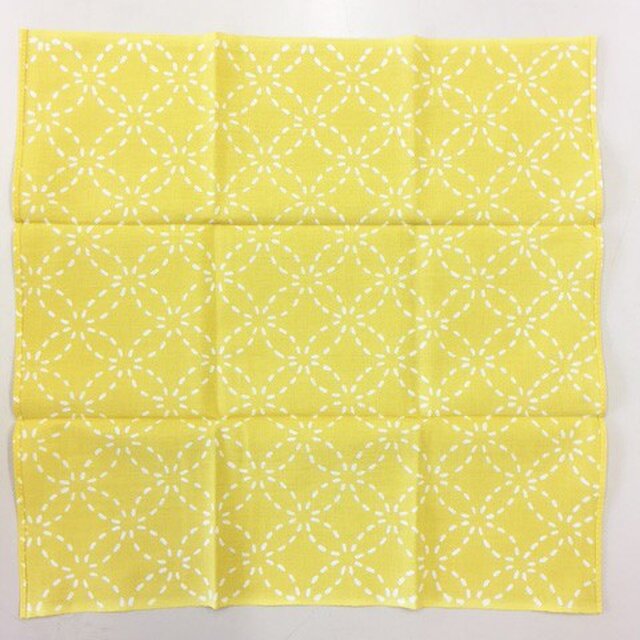 東北STANDARD×名取屋染工場 はんかち「七宝繋ぎ」の画像1枚目