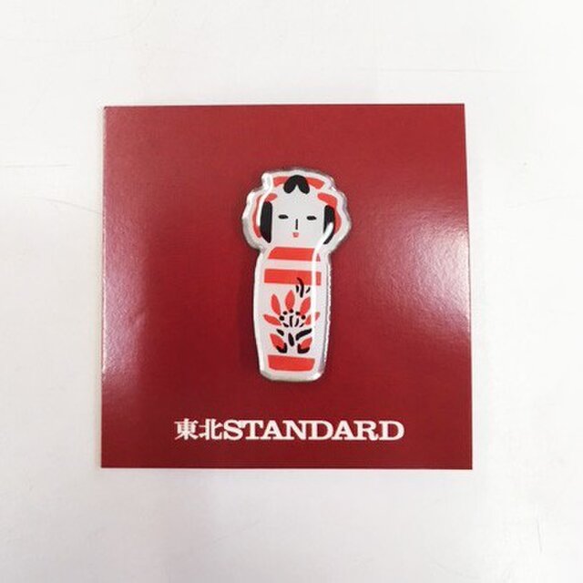 東北STANDARD ピンズ 仙台こけしの画像1枚目
