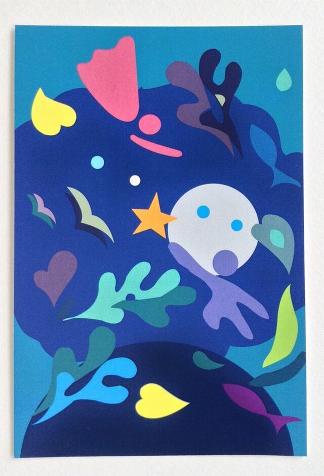 ポストカード4枚セット㉙「星」の画像1枚目