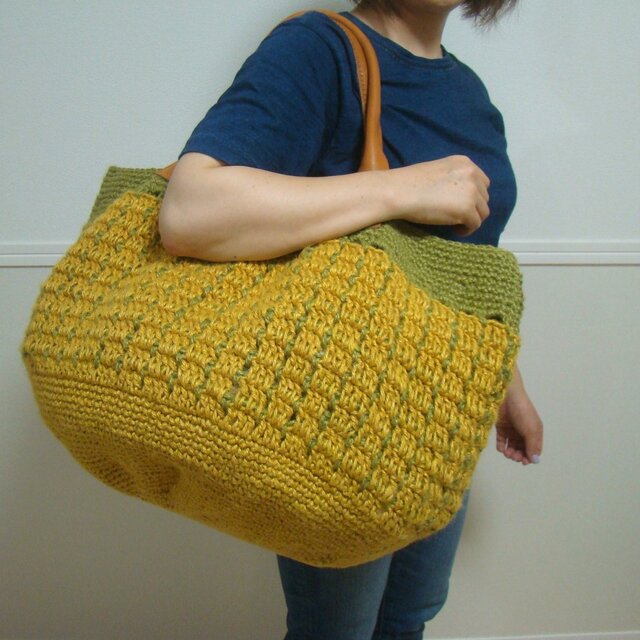 【New】麻ひも Big bag !の画像1枚目
