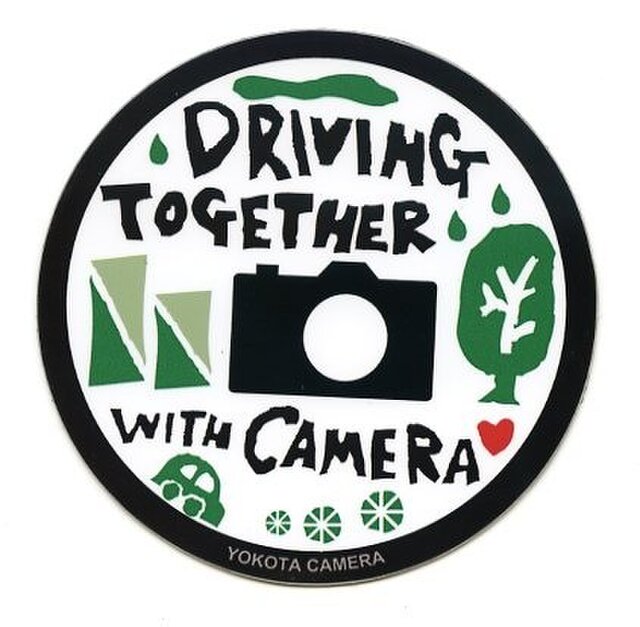 カメラ好きのためのカーステッカーの画像1枚目