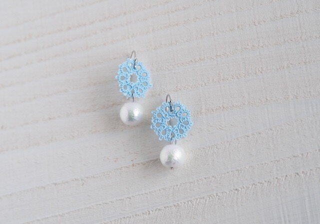 【!★SALE★!】CIECLE 〜BabyBlue〜【ピアス】の画像1枚目