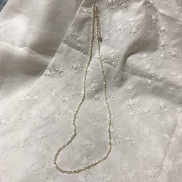 淡水パールネックレスの画像1枚目