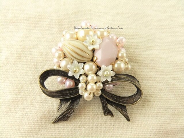 Brooch リボン(K0597)の画像1枚目