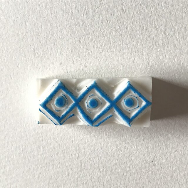 ラインの消しゴムはんこ⑧の画像1枚目