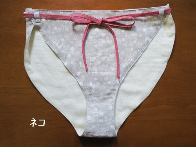 女神の和ぱんつ(ふんどしパンツ/深履き/Wガーゼ)ネコの画像1枚目
