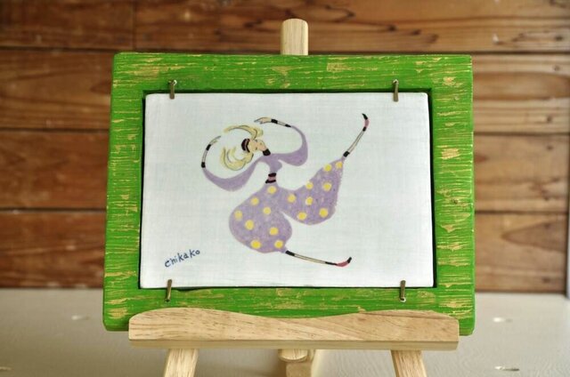 陶画 「踊ってる気持ち」の画像1枚目