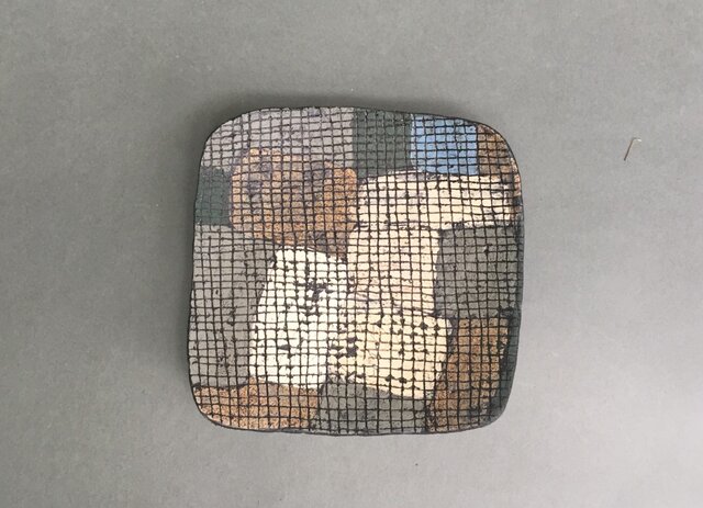化粧掻き落とし文様 小皿44の画像1枚目