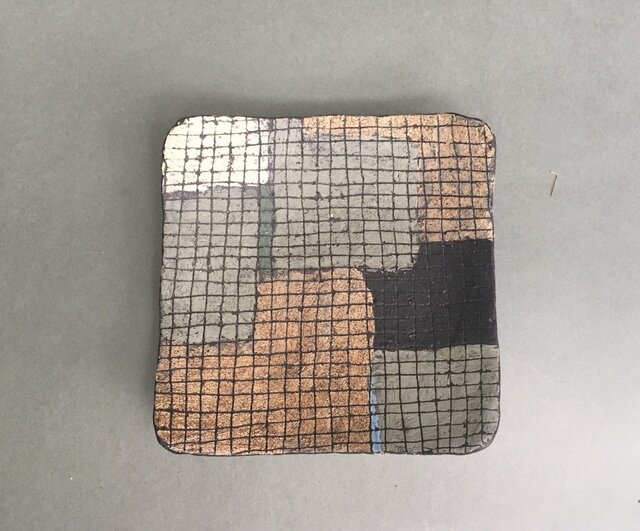 化粧掻き落とし文様 小皿49の画像1枚目