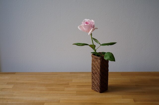 山葡萄花器 網代5mmの画像1枚目