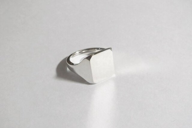 <NOVEC> OCTAGON SIGNET RINGの画像1枚目
