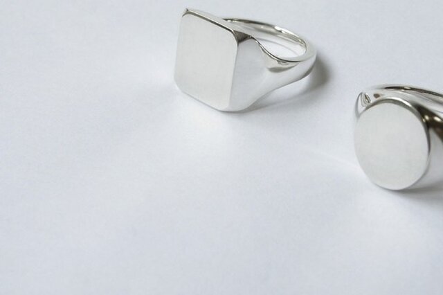 <NOVEC> MENS SIGNET RINGの画像1枚目