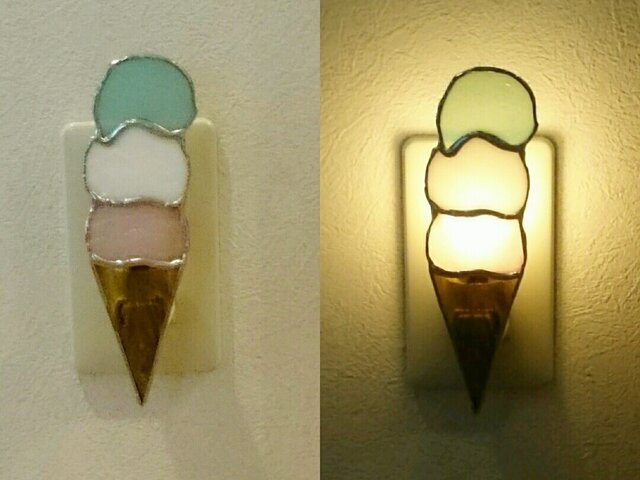 アイスクリームのフットライトの画像1枚目