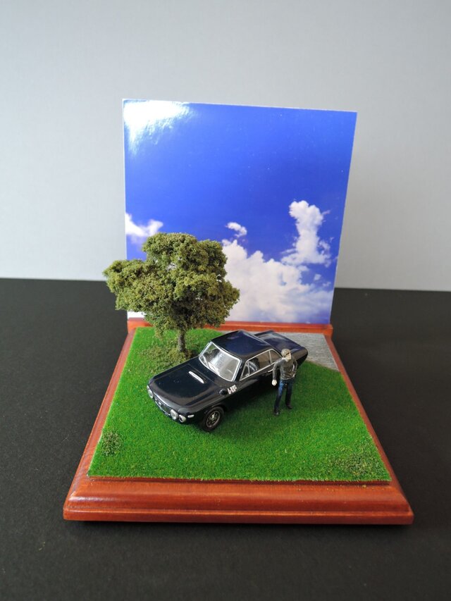休日のクラシックカー(ランチア・フルビアクーペHF)の画像1枚目