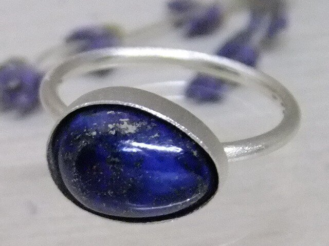 ラピスラズリ*925ringの画像1枚目
