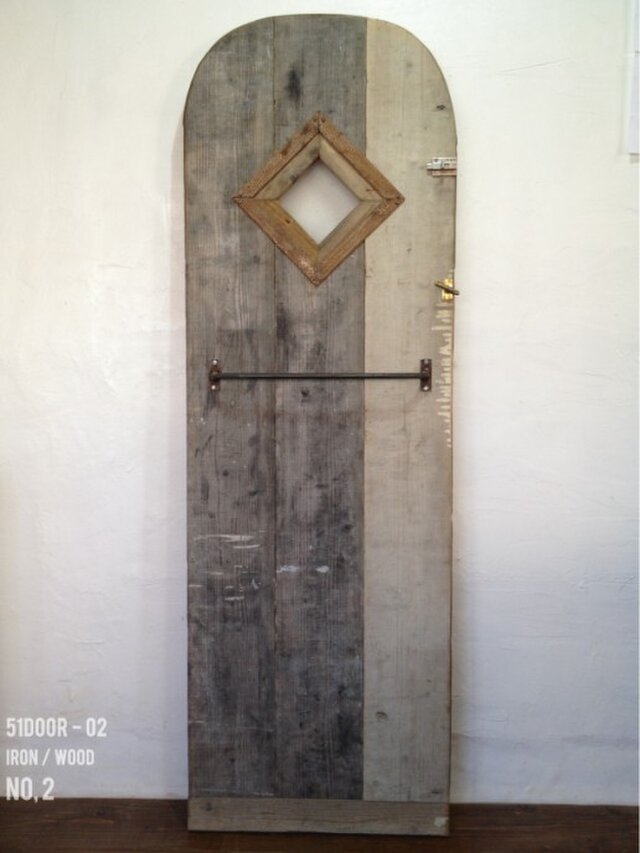 数量限定 AD-C ドア 木製ドア 古材 アイアンドアバー ドア ドアー 扉