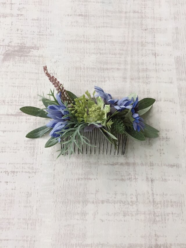 ボタニカル ヘアコーム (blue daisy)の画像1枚目