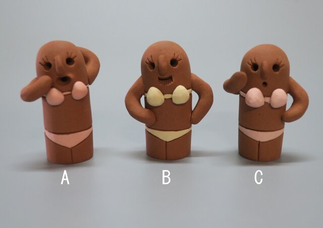 はにわ「水着はにわ」 A,B,Cの画像1枚目