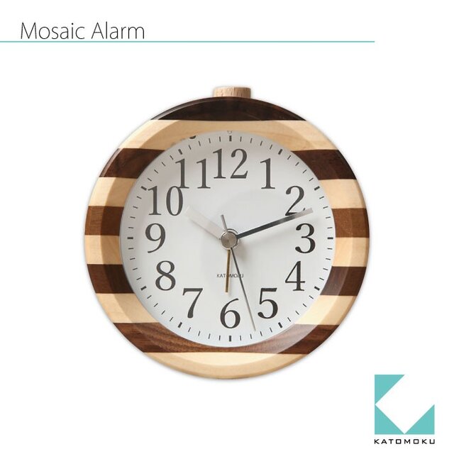 KATOMOKU mosaic alarm ナチュラル km-19Nの画像1枚目
