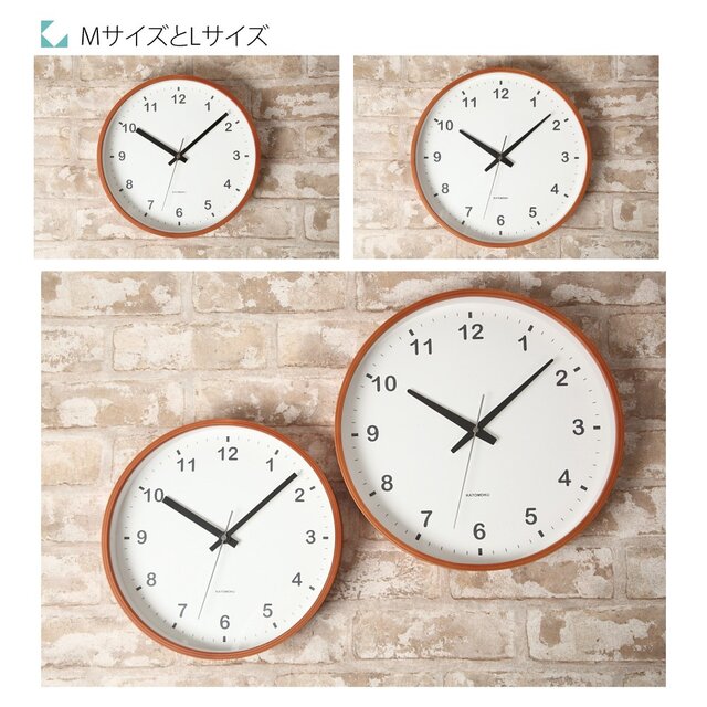 KATOMOKU plywood wall clock km-36M | iichi 日々の暮らしを心地よくするハンドメイドやアンティークのマーケットプレイス