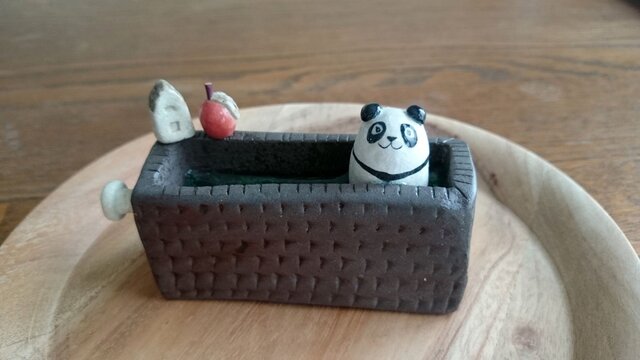 パンダの置物~panda bear ornament~の画像1枚目