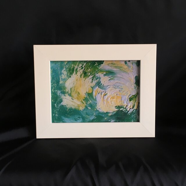 No.11 Ten-Keiの油絵の 複製プリント フレーム入りの画像1枚目