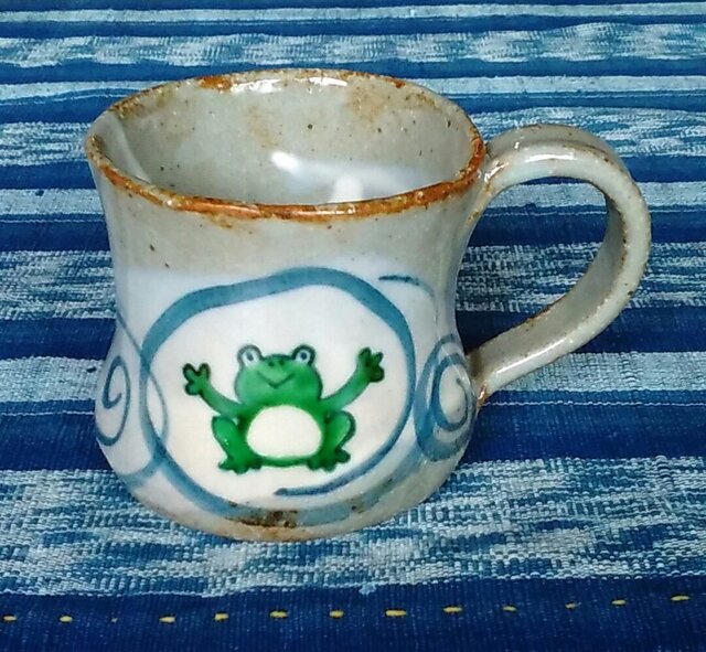 ごきげんかえるのマグカップの画像1枚目