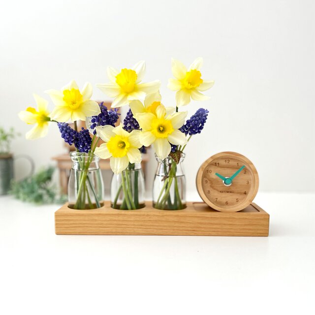 KATOMOKU Kabin 3set ナチュラル km-55NA 花瓶 木製 インテリア