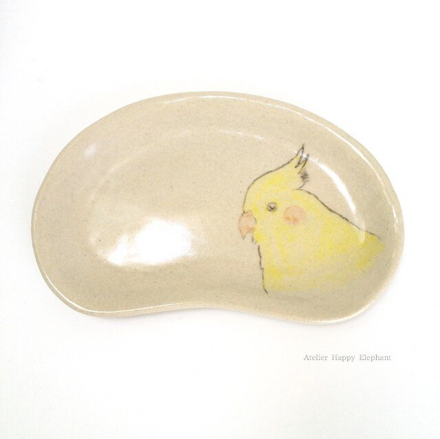 オカメインコの小皿の画像1枚目