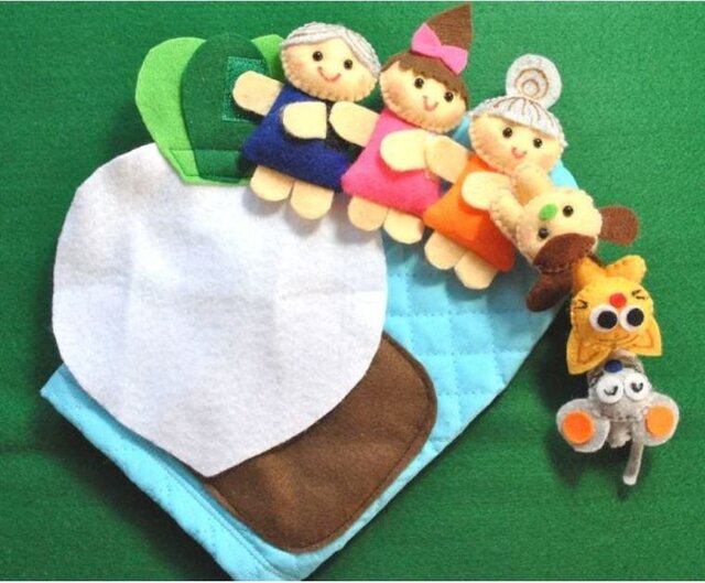 大きなかぶ(お話しミトン)の画像1枚目