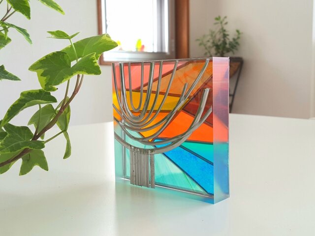 グラスアートHealing art『ティンカーベルSunset4』の画像1枚目