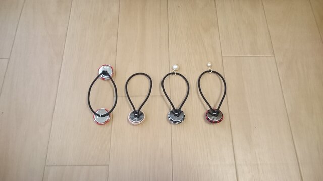 くるみボタンヘアゴム4個セット | iichi 日々の暮らしを心地よくする