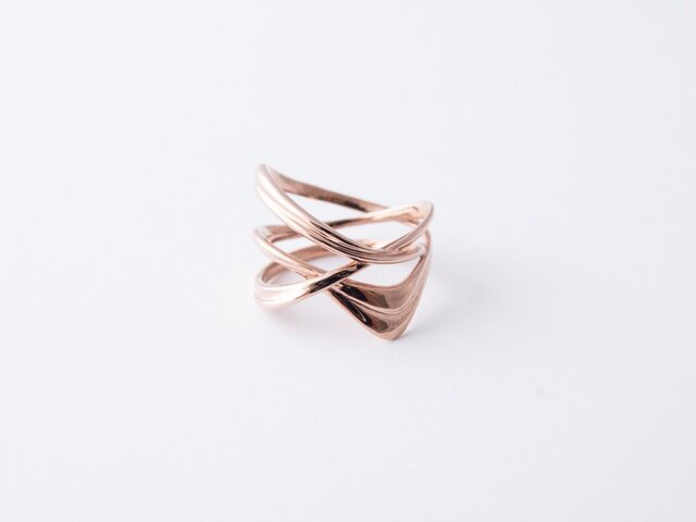 受注生産Milkyway Ring pinkgold ミルキーウエイリング ピンクゴールド サイズ8号の画像1枚目
