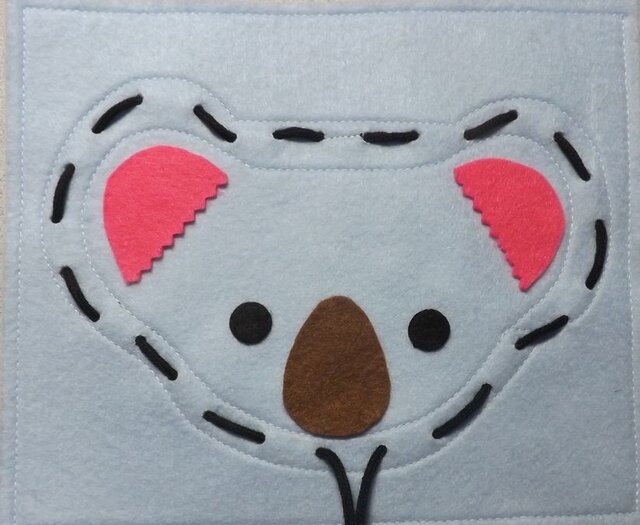 ひも通しのおけいこ(コアラ)の画像1枚目