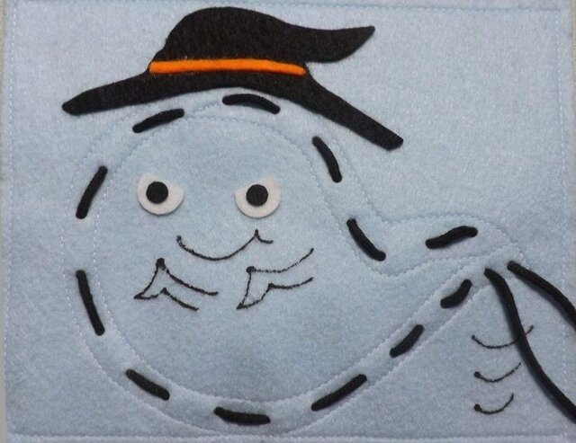 ひも通しのおけいこ(ハロウィン/オバケ)の画像1枚目