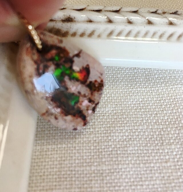 ボルダーオパール ペンダントの画像1枚目