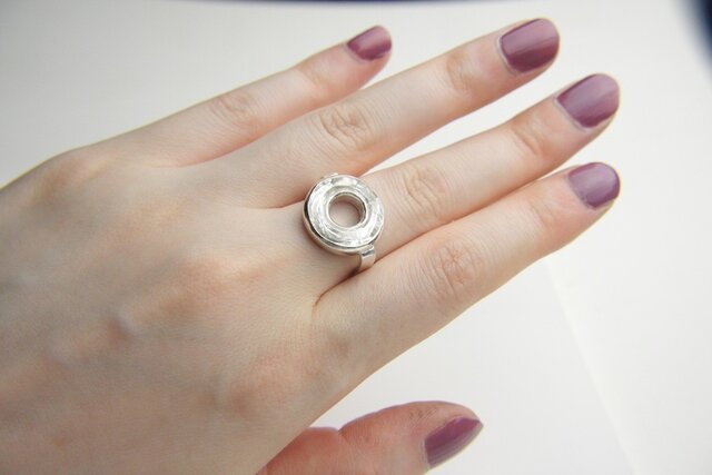 Classic Crystal Donuts Ring/クラシッククリスタルドーナッツリング