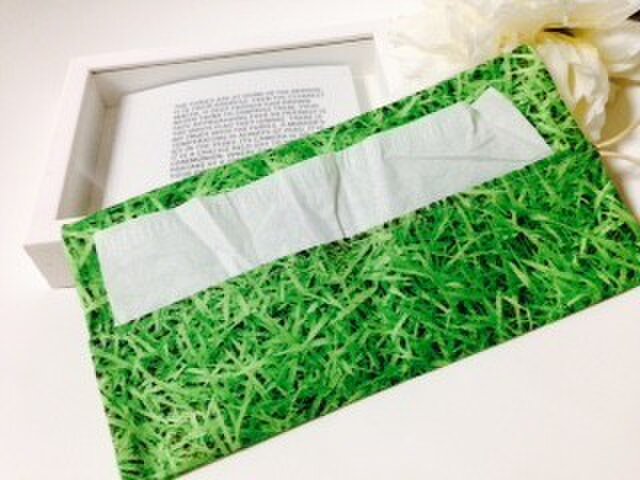 携帯用boxティッシュケース 芝生でゴロン Iichi ハンドメイド クラフト作品 手仕事品の通販