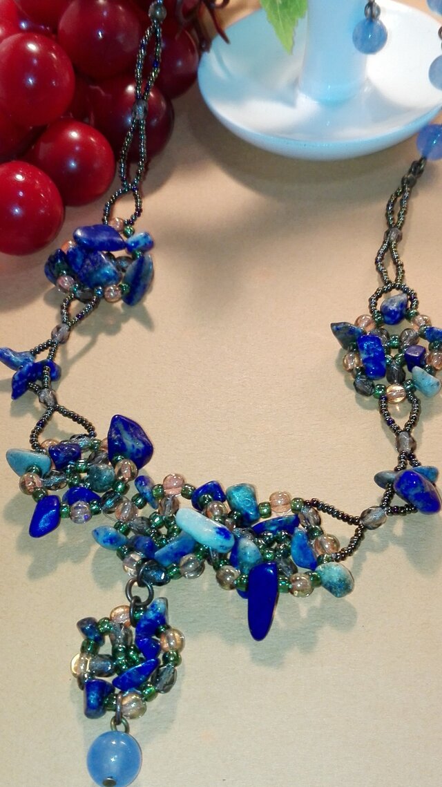 蒼い惑星(ほし)のネックレス