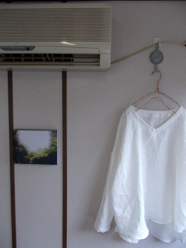 リネンⅤネックプルオーバー