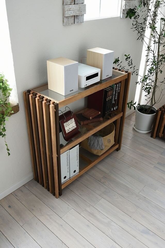 VILLA GLASS 3RACKS / WBの画像1枚目