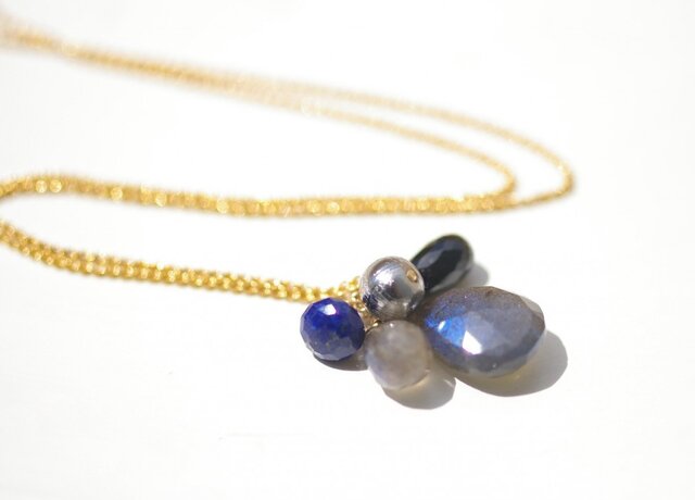 Gibeon隕石×labradorite*Necklaceの画像1枚目