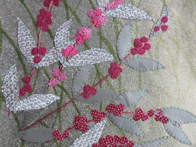 和布絵 ~紫式部と柊南天~の画像1枚目