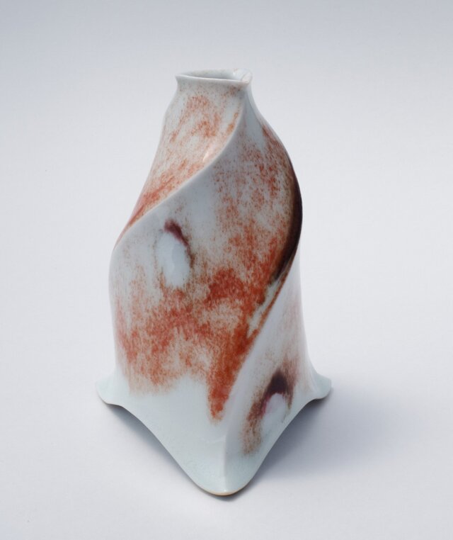 ラセン徳利・赤